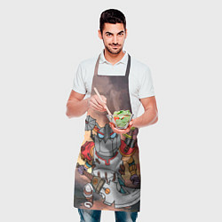 Фартук кулинарный Фан Клокверк из Доты, цвет: 3D-принт — фото 2