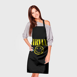 Фартук кулинарный Nirvana Rock, цвет: 3D-принт — фото 2