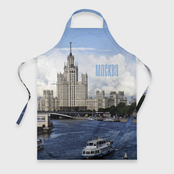 Фартук кулинарный Москва река, цвет: 3D-принт