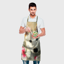 Фартук кулинарный Романтичный песик, цвет: 3D-принт — фото 2