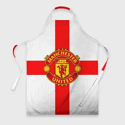 Фартук кулинарный Manchester Utd: England, цвет: 3D-принт