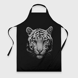 Фартук кулинарный Серый тигр, цвет: 3D-принт