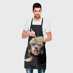 Фартук кулинарный Леди Гага, цвет: 3D-принт — фото 2