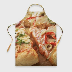 Фартук кулинарный Пицца 2, цвет: 3D-принт