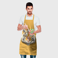 Фартук кулинарный Геометрический тигр, цвет: 3D-принт — фото 2