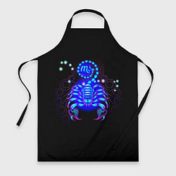 Фартук кулинарный Космический Скорпион, цвет: 3D-принт