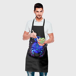 Фартук кулинарный Космический Скорпион, цвет: 3D-принт — фото 2