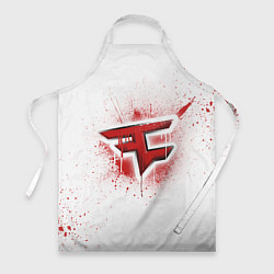 Фартук кулинарный FaZe Clan: White collection, цвет: 3D-принт