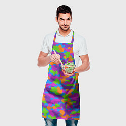 Фартук кулинарный Камуфляж: кислотный, цвет: 3D-принт — фото 2
