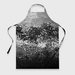 Фартук кулинарный Чёрно белый цвет, цвет: 3D-принт