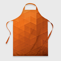 Фартук кулинарный Orange abstraction, цвет: 3D-принт