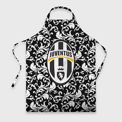 Фартук кулинарный FC Juventus: Floral Logo, цвет: 3D-принт
