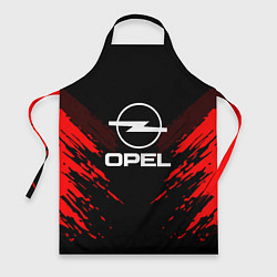 Фартук кулинарный Opel: Red Anger, цвет: 3D-принт