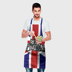 Фартук кулинарный Sex Pistols UK, цвет: 3D-принт — фото 2