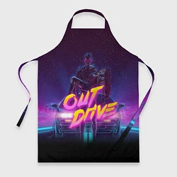 Фартук кулинарный OUT DRIVE, цвет: 3D-принт