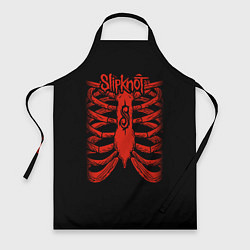 Фартук кулинарный Slipknot Skeleton, цвет: 3D-принт
