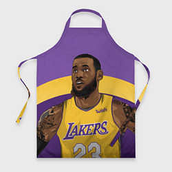 Фартук кулинарный LeBron 23: Lakers, цвет: 3D-принт