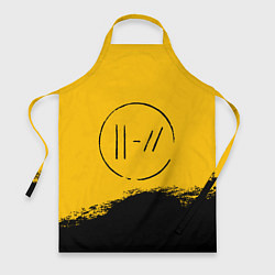 Фартук кулинарный 21 Pilots: Yellow Logo, цвет: 3D-принт