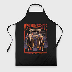 Фартук кулинарный Worship Coffee, цвет: 3D-принт