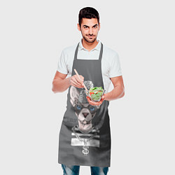 Фартук кулинарный Криминальный кот, цвет: 3D-принт — фото 2