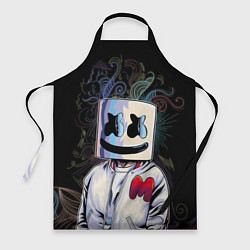 Фартук кулинарный Marshmello XXX, цвет: 3D-принт