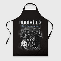 Фартук кулинарный Monsta X, цвет: 3D-принт
