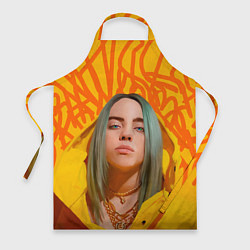 Фартук кулинарный Billie Eilish, цвет: 3D-принт