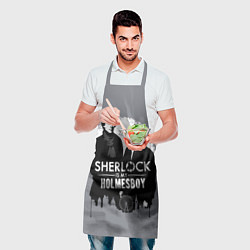 Фартук кулинарный Sherlock Holmesboy, цвет: 3D-принт — фото 2