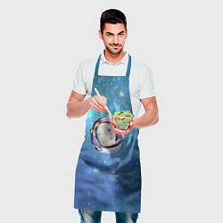 Фартук кулинарный Space Parrot, цвет: 3D-принт — фото 2