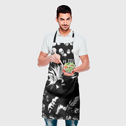 Фартук кулинарный Король и Шут Анархия, цвет: 3D-принт — фото 2