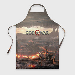 Фартук кулинарный GOD OF WAR, цвет: 3D-принт