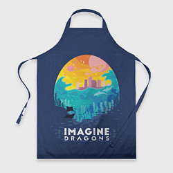 Фартук кулинарный Imagine Dragons, цвет: 3D-принт