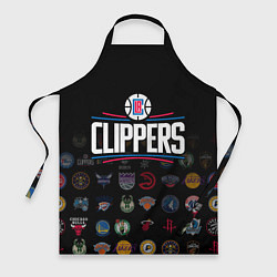 Фартук кулинарный Los Angeles Clippers 2, цвет: 3D-принт