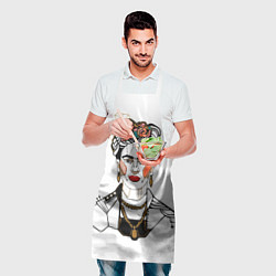 Фартук кулинарный Фрида Кало, цвет: 3D-принт — фото 2