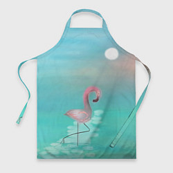 Фартук кулинарный Фламинго, цвет: 3D-принт