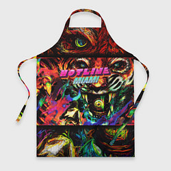 Фартук кулинарный HOTLINE MIAMI, цвет: 3D-принт