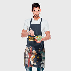 Фартук кулинарный Haikyuu, цвет: 3D-принт — фото 2