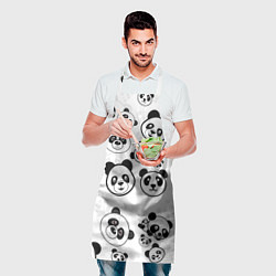 Фартук кулинарный Панды, цвет: 3D-принт — фото 2