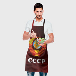 Фартук кулинарный СССР USSR, цвет: 3D-принт — фото 2