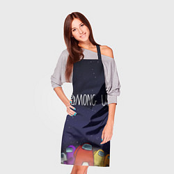 Фартук кулинарный Among Us team, цвет: 3D-принт — фото 2