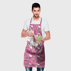 Фартук кулинарный Единорог, цвет: 3D-принт — фото 2