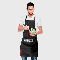 Фартук кулинарный Among Us Gucci, цвет: 3D-принт — фото 2