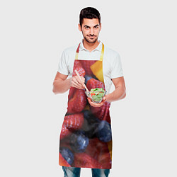 Фартук кулинарный Фругтово-ягодное изобилие, цвет: 3D-принт — фото 2