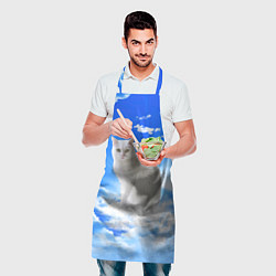 Фартук кулинарный Кот в облаках, цвет: 3D-принт — фото 2