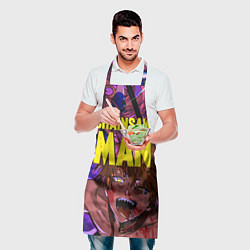 Фартук кулинарный Человек Бензопила, цвет: 3D-принт — фото 2