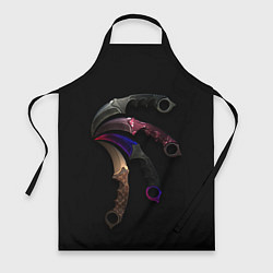 Фартук кулинарный CS Ножи, цвет: 3D-принт