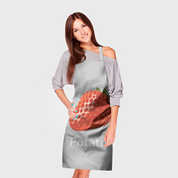 Фартук кулинарный Strawberry potatoes, цвет: 3D-принт — фото 2