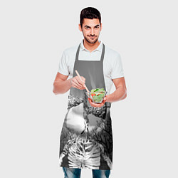 Фартук кулинарный СИРЕНОГОЛОВЫЙ, цвет: 3D-принт — фото 2