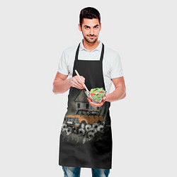 Фартук кулинарный Истребитель дачников, цвет: 3D-принт — фото 2
