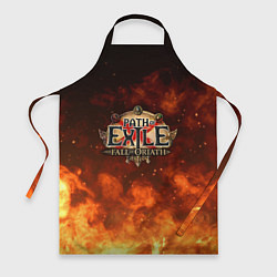 Фартук кулинарный Path of Exile Logo Путь изгнанника Лого Z, цвет: 3D-принт